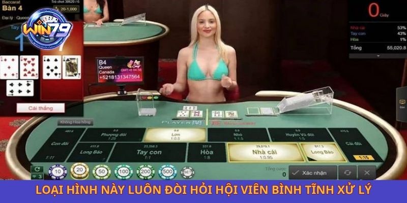 Loại hình này luôn đòi hỏi hội viên bình tĩnh xử lý