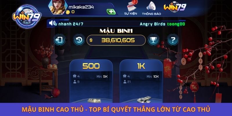 Mậu Binh Cao Thủ - Top Bí Quyết Thắng Lớn Từ Cao Thủ